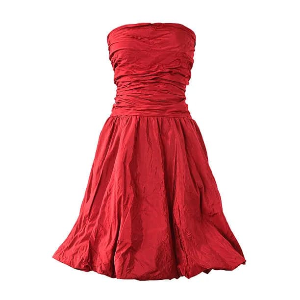 Vestido longo Babado